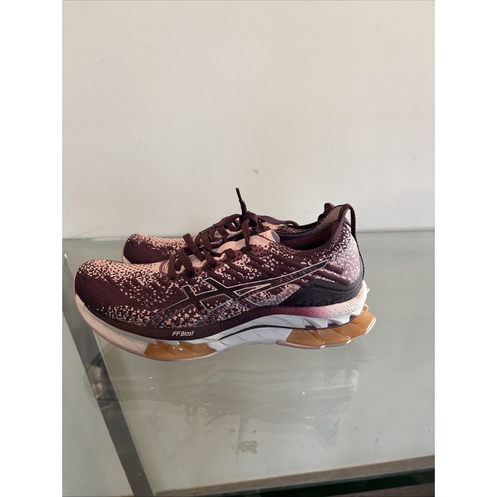 ASICS Women's Kinsei Blast Running Shoe,DEEP Plum/Barely Rose 9 1/2